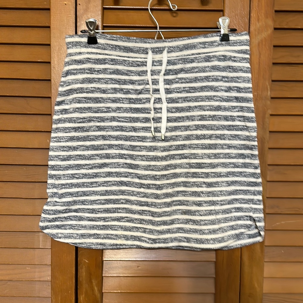 Grey and white skirt
